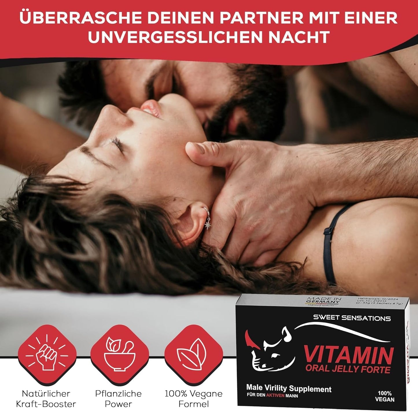 VITAMIN Oral Jelly - Natürliche Formel für Männer extra stark