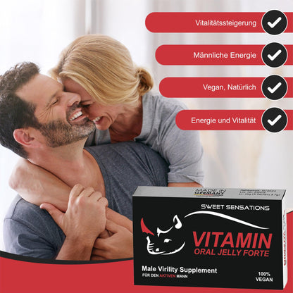 VITAMIN Oral Jelly - Natural formula for men extra strong - Trial pack of 2