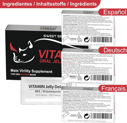 VITAMIN Oral Jelly - Fórmula natural para hombres extra fuerte